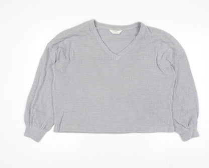 Womens UK Size L Marks and Spencer Grey Pullover Jumper