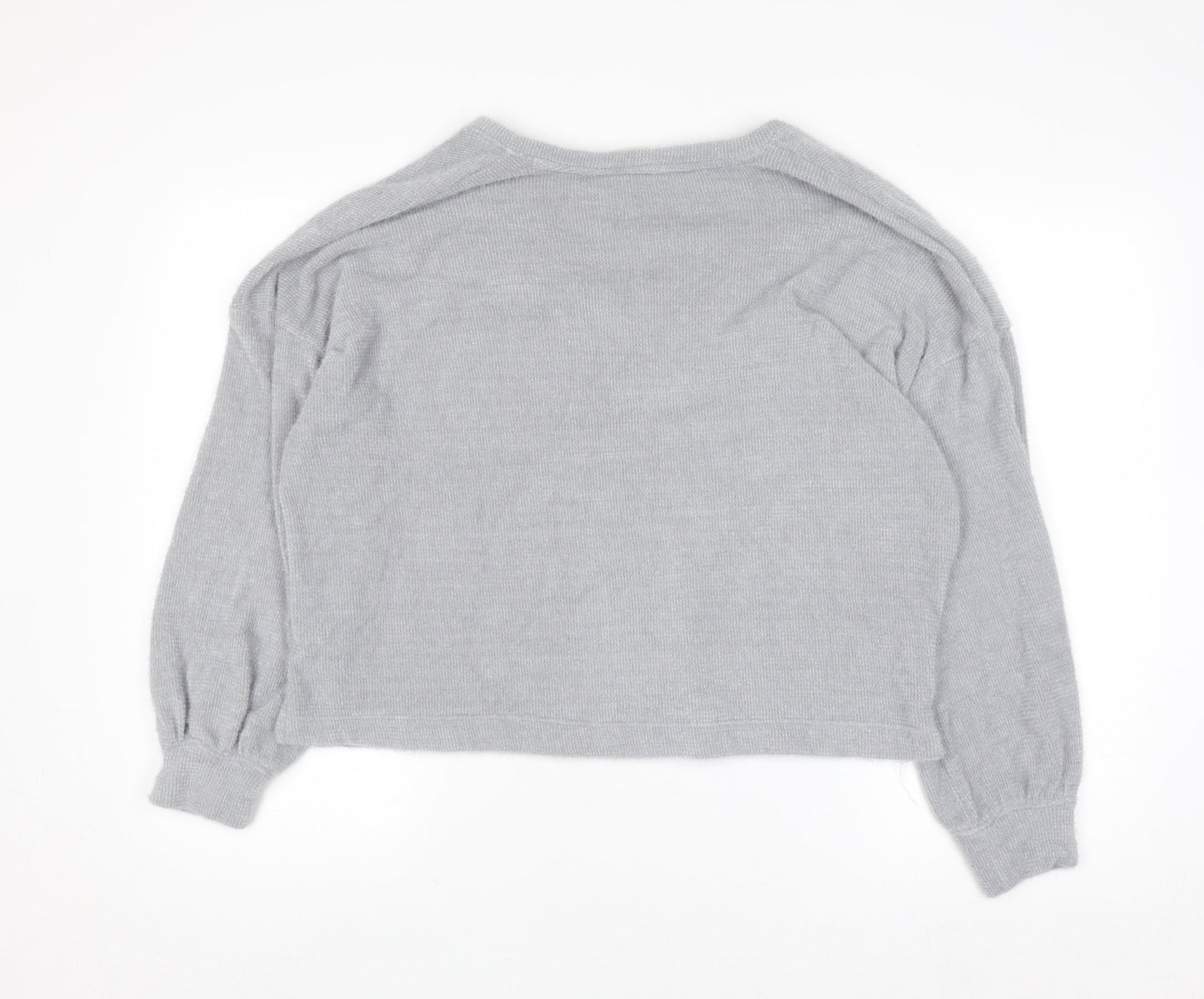 Womens UK Size L Marks and Spencer Grey Pullover Jumper