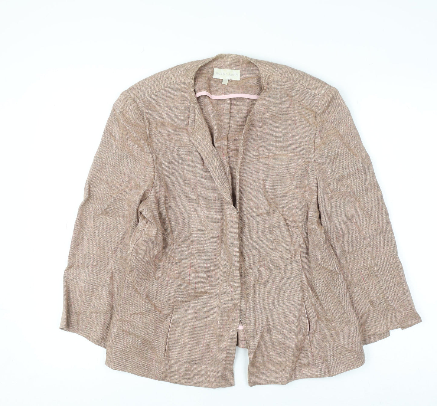 Womens UK Size M Austin Reed Regular Beige Suit Jacket