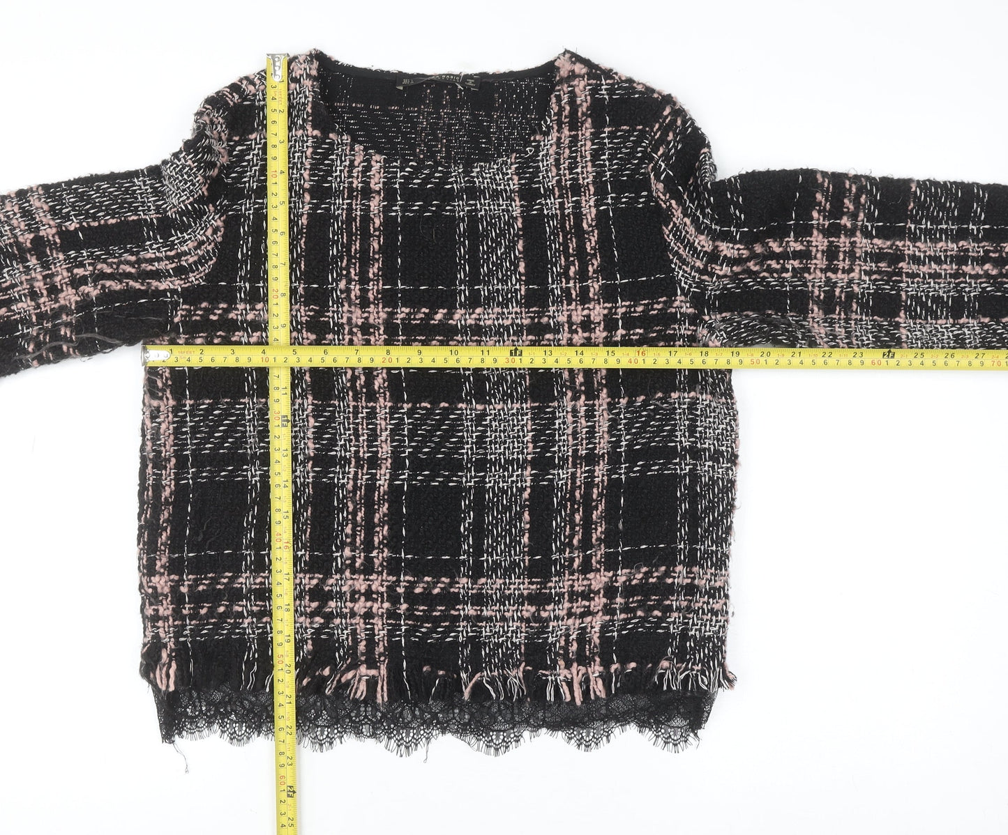 Womens UK Size L Zara Black Pullover Jumper