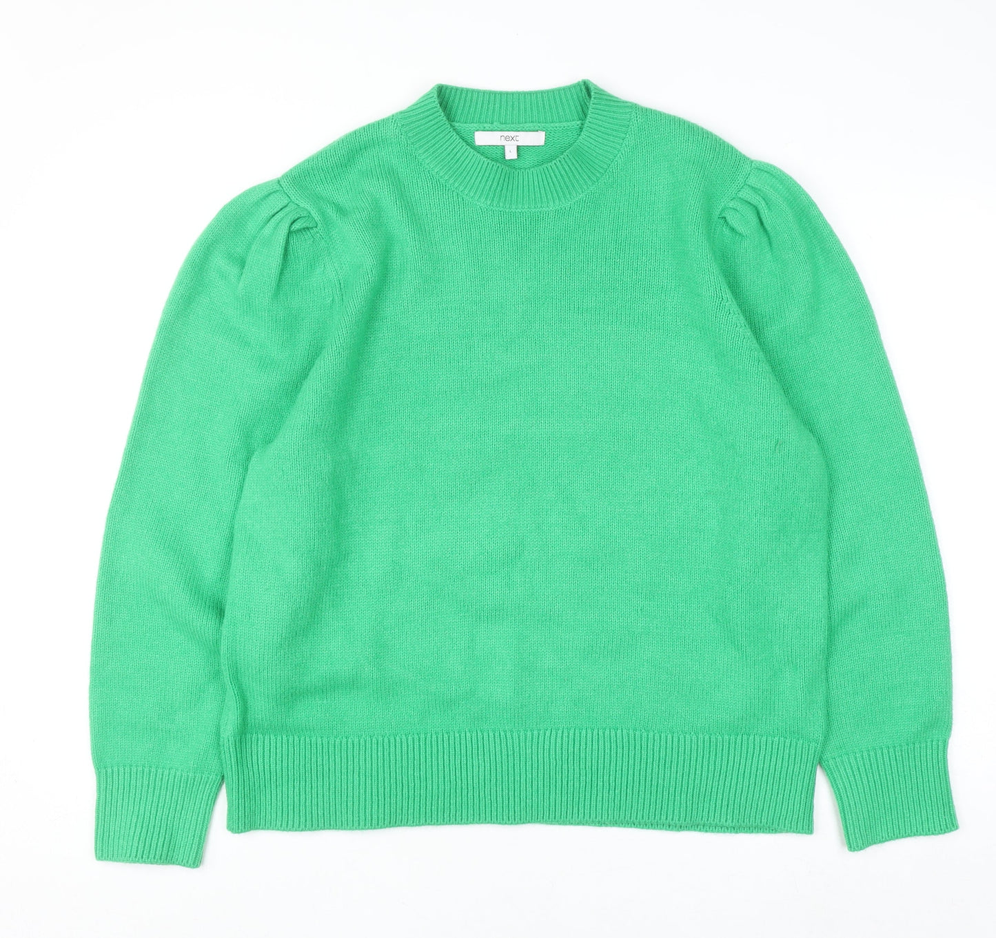 Womens UK Size L NEXT Green Pullover Jumper