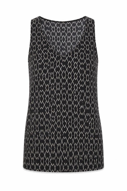 Womens UK Size 14 Witchery Black Basic Tank