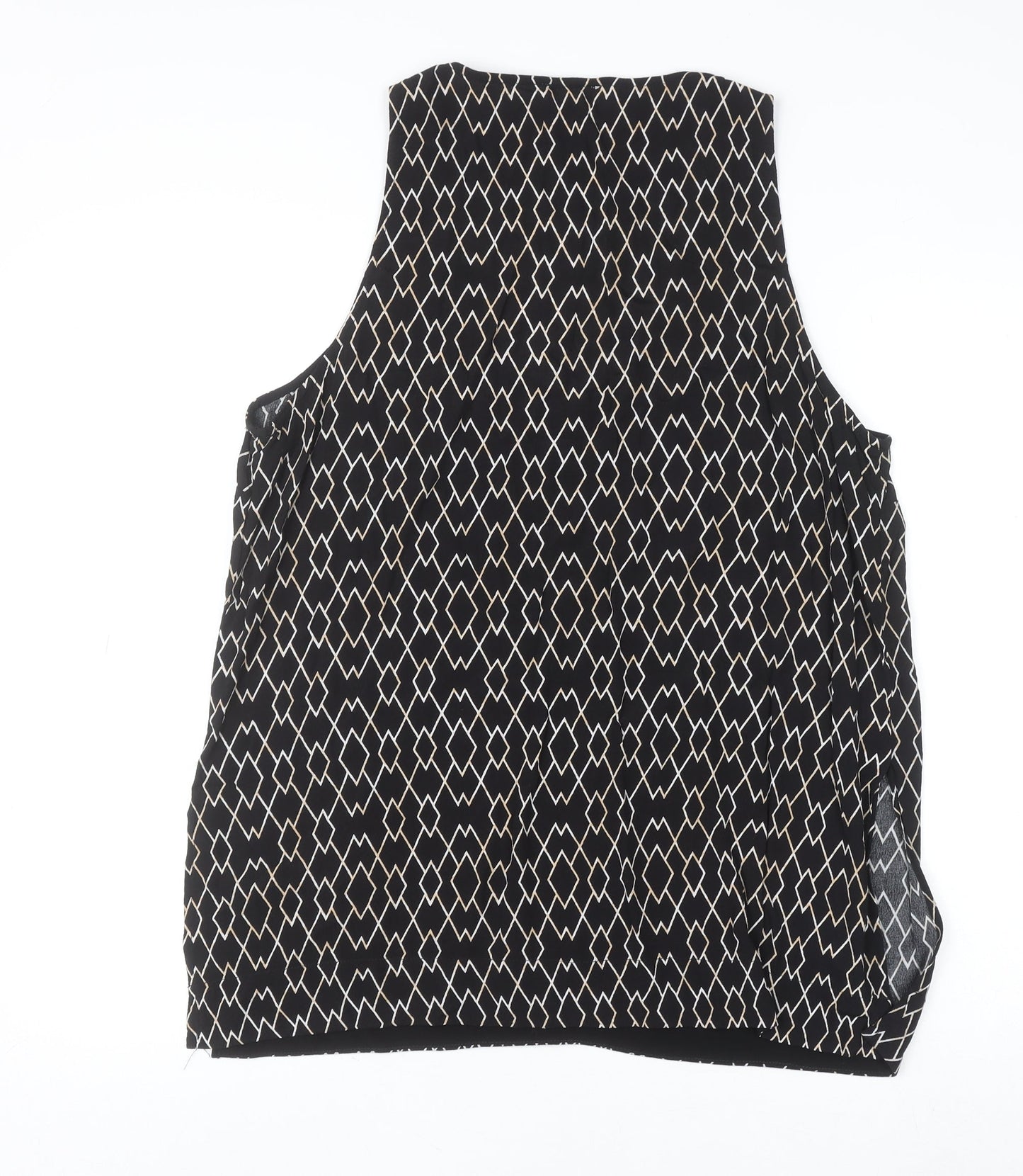 Womens UK Size 14 Witchery Black Basic Tank