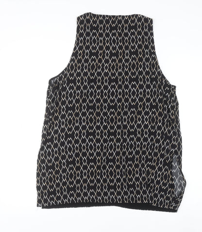 Womens UK Size 14 Witchery Black Basic Tank