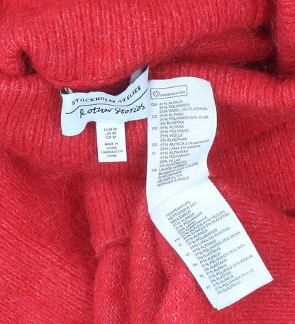 Womens UK Size M & Other Stories Red Pullover Jumper