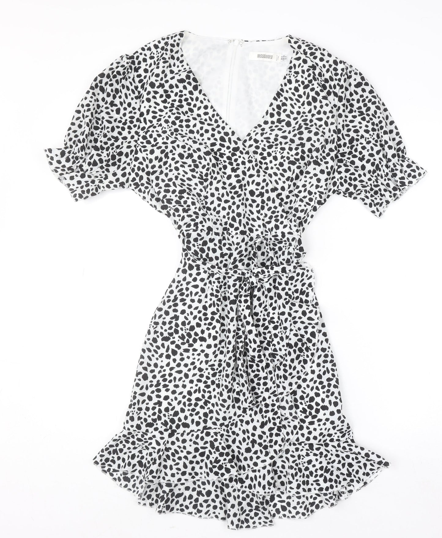 Womens UK Size 8 Missguided Wrap Dress