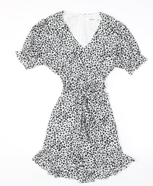 Womens UK Size 8 Missguided Wrap Dress