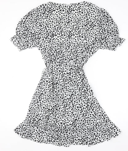 Womens UK Size 8 Missguided Wrap Dress