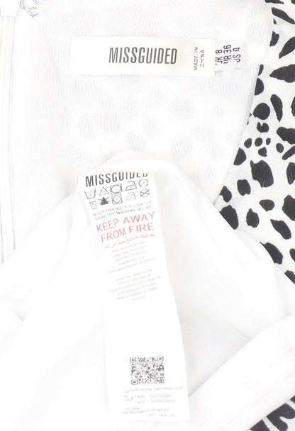 Womens UK Size 8 Missguided Wrap Dress