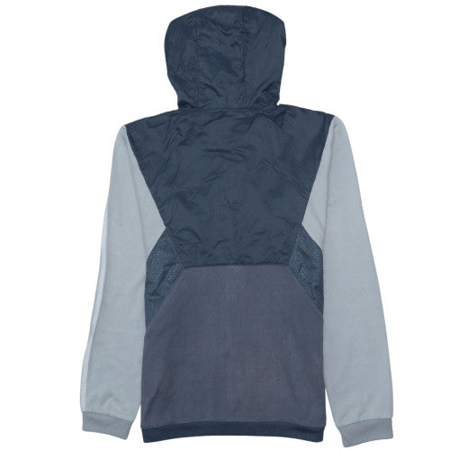 Mens UK Size S adidas Blue Full Zip Hoodie