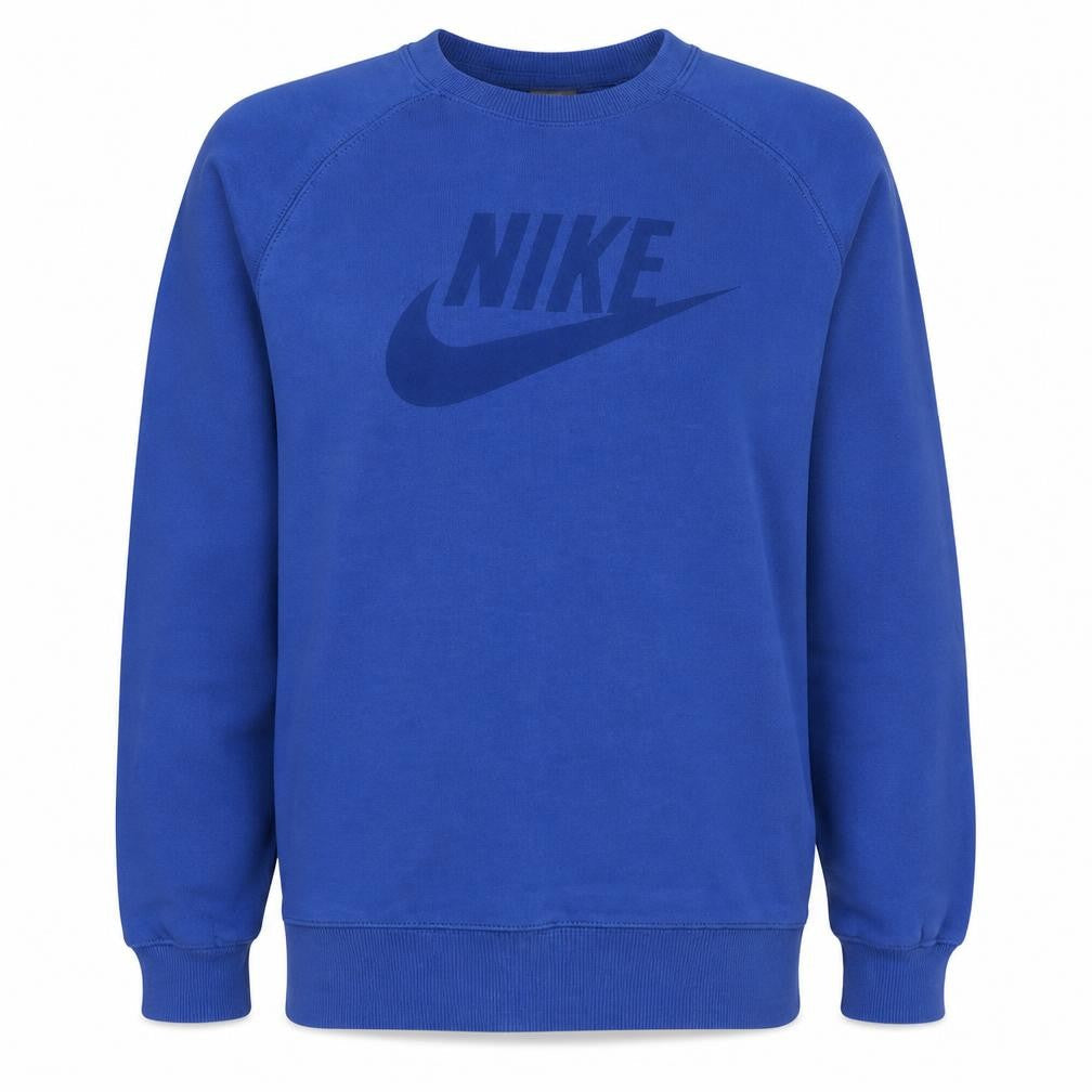 Mens UK Size L Nike Blue Pullover Sweatshirt