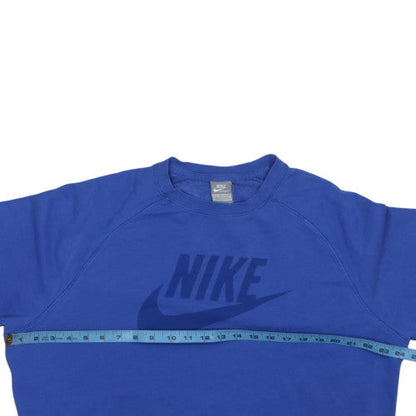 Mens UK Size L Nike Blue Pullover Sweatshirt