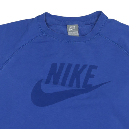 Mens UK Size L Nike Blue Pullover Sweatshirt