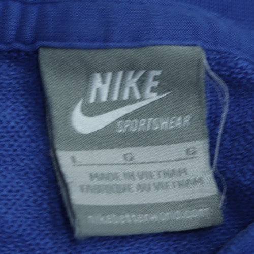 Mens UK Size L Nike Blue Pullover Sweatshirt