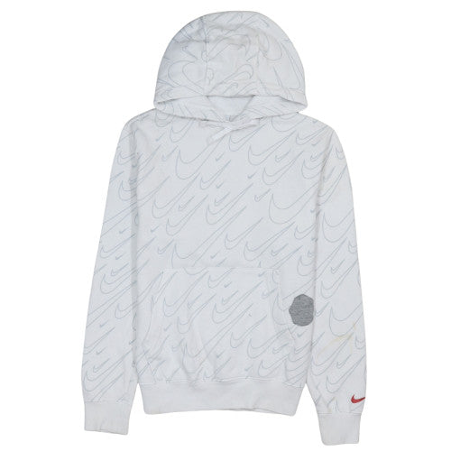 Mens UK Size XS Nike White Pullover Hoodie