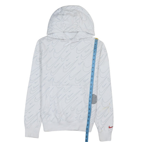 Mens UK Size XS Nike White Pullover Hoodie