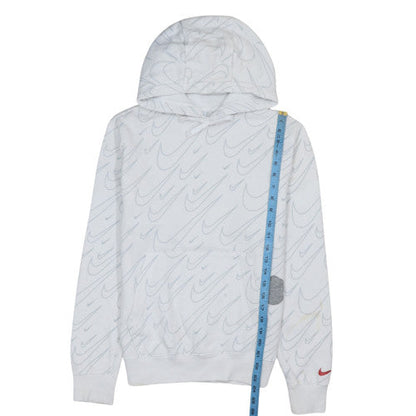 Mens UK Size XS Nike White Pullover Hoodie