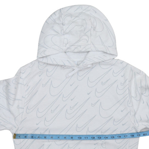 Mens UK Size XS Nike White Pullover Hoodie