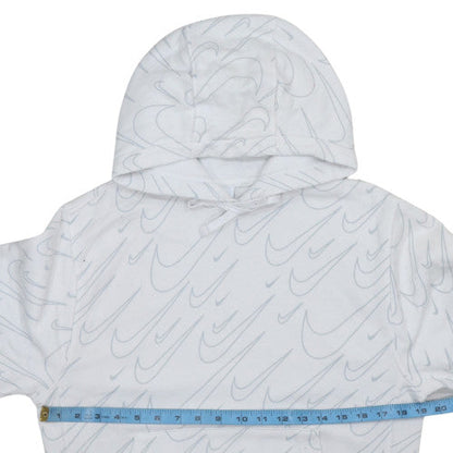 Mens UK Size XS Nike White Pullover Hoodie