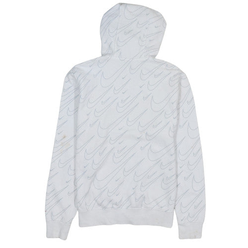Mens UK Size XS Nike White Pullover Hoodie