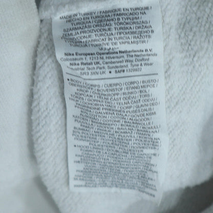 Mens UK Size XS Nike White Pullover Hoodie