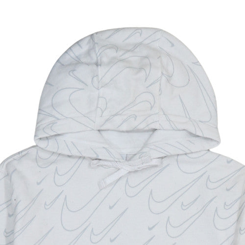 Mens UK Size XS Nike White Pullover Hoodie
