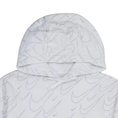 Mens UK Size XS Nike White Pullover Hoodie