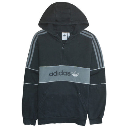 Mens UK Size L adidas Black Pullover Hoodie