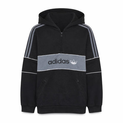 Mens UK Size L adidas Black Pullover Hoodie