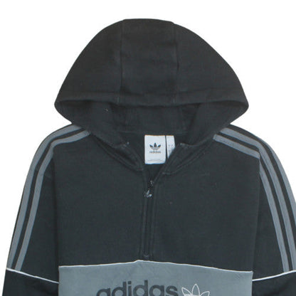 Mens UK Size L adidas Black Pullover Hoodie