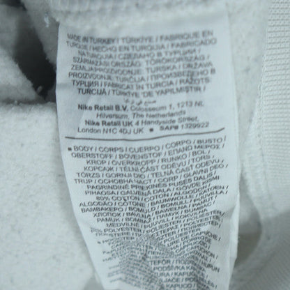 Mens UK Size M Nike White Pullover Hoodie