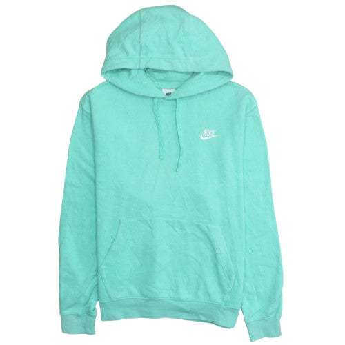 Womens UK Size M Nike Green Pullover Hoodie