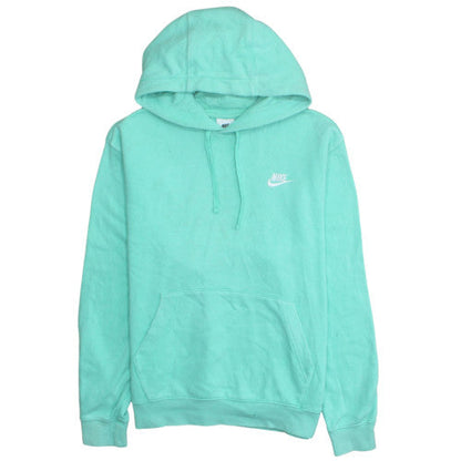 Womens UK Size M Nike Green Pullover Hoodie