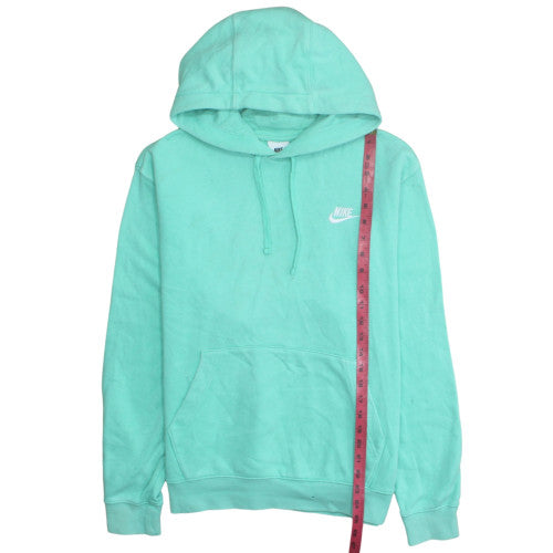 Womens UK Size M Nike Green Pullover Hoodie