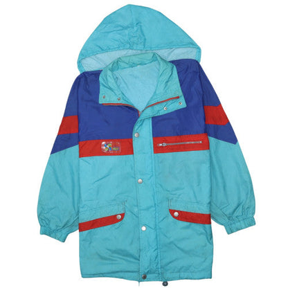 Womens UK Size M Brugi Blue Parka Coat