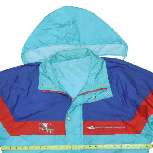 Womens UK Size M Brugi Blue Parka Coat