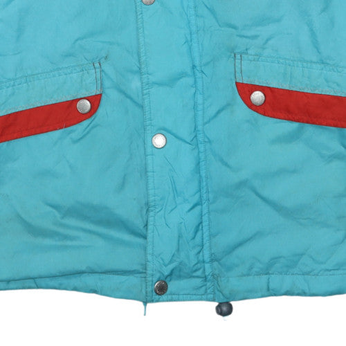 Womens UK Size M Brugi Blue Parka Coat