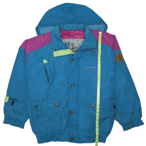 Womens UK Size M Rucanor Blue Puffer Jacket