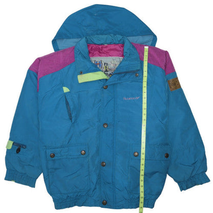 Womens UK Size M Rucanor Blue Puffer Jacket