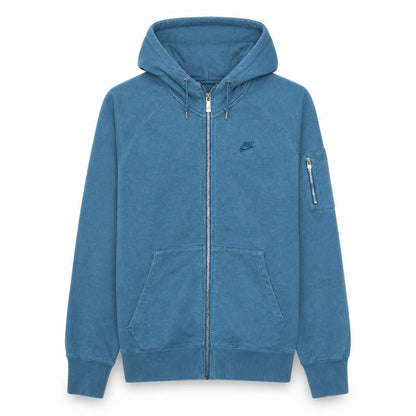 Mens UK Size S Nike Blue Full Zip Hoodie