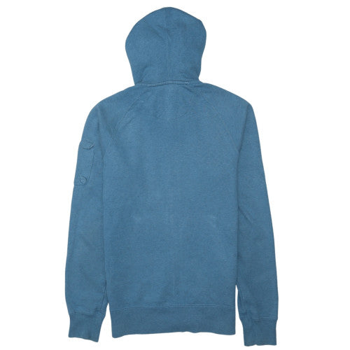 Mens UK Size S Nike Blue Full Zip Hoodie