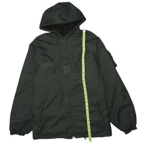 Mens UK Size L Trevois International Green Parka Coat