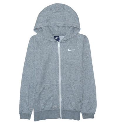 Mens UK Size S Nike Grey Full Zip Hoodie