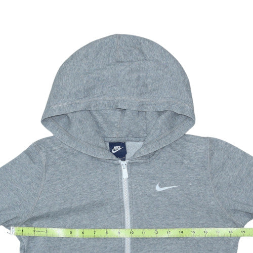 Mens UK Size S Nike Grey Full Zip Hoodie