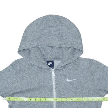 Mens UK Size S Nike Grey Full Zip Hoodie