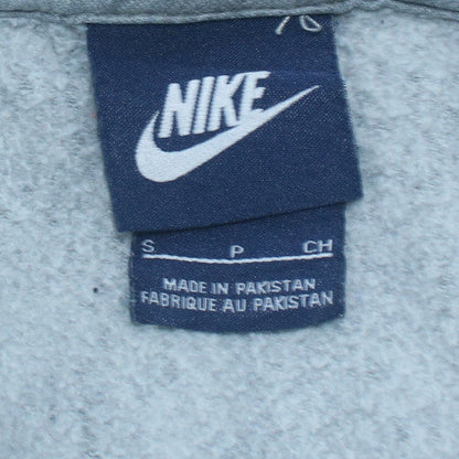 Mens UK Size S Nike Grey Full Zip Hoodie