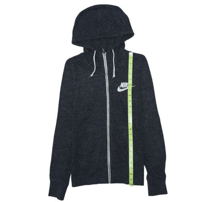 Womens UK Size M Nike Black Full Zip Hoodie