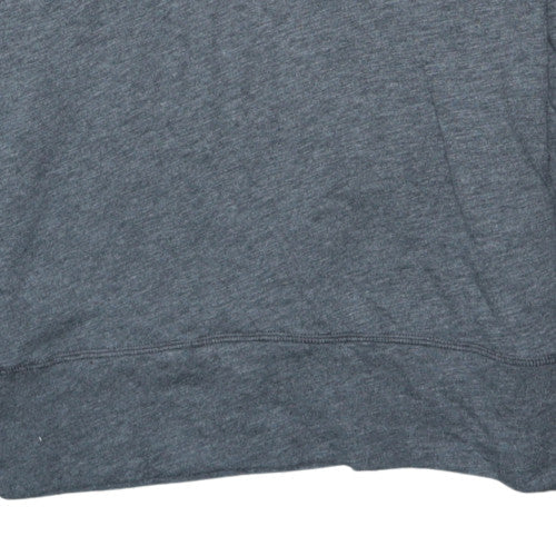 Gap Men's Grey Cotton Pullover Hoodie Size L