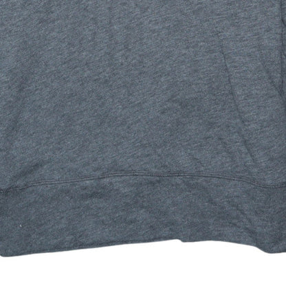 Gap Men's Grey Cotton Pullover Hoodie Size L