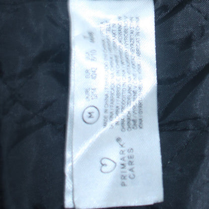 Primark Men Black Varsity Jacket California Embroidered M